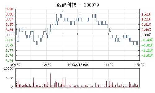 数码科技股价走势图表（数码科技300079股票）-图3