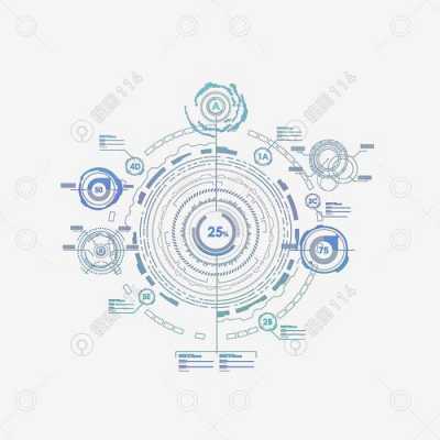 数码科技图标设计图片素材（数码科技主题绘画创意设计图）-图2