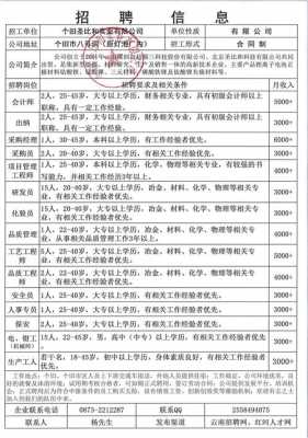 个旧云科数码科技有限公司（个旧云新厂招聘）