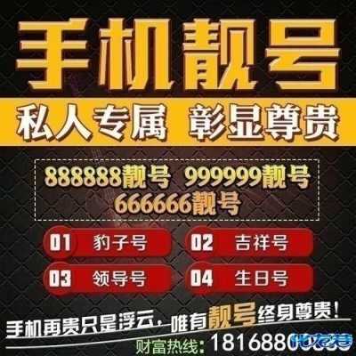 靓号数码科技（靓号网全国热门城市靓号代理）